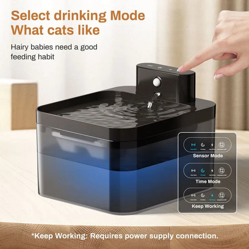 Smart Wireless Pet Water Fountain – 2.2L